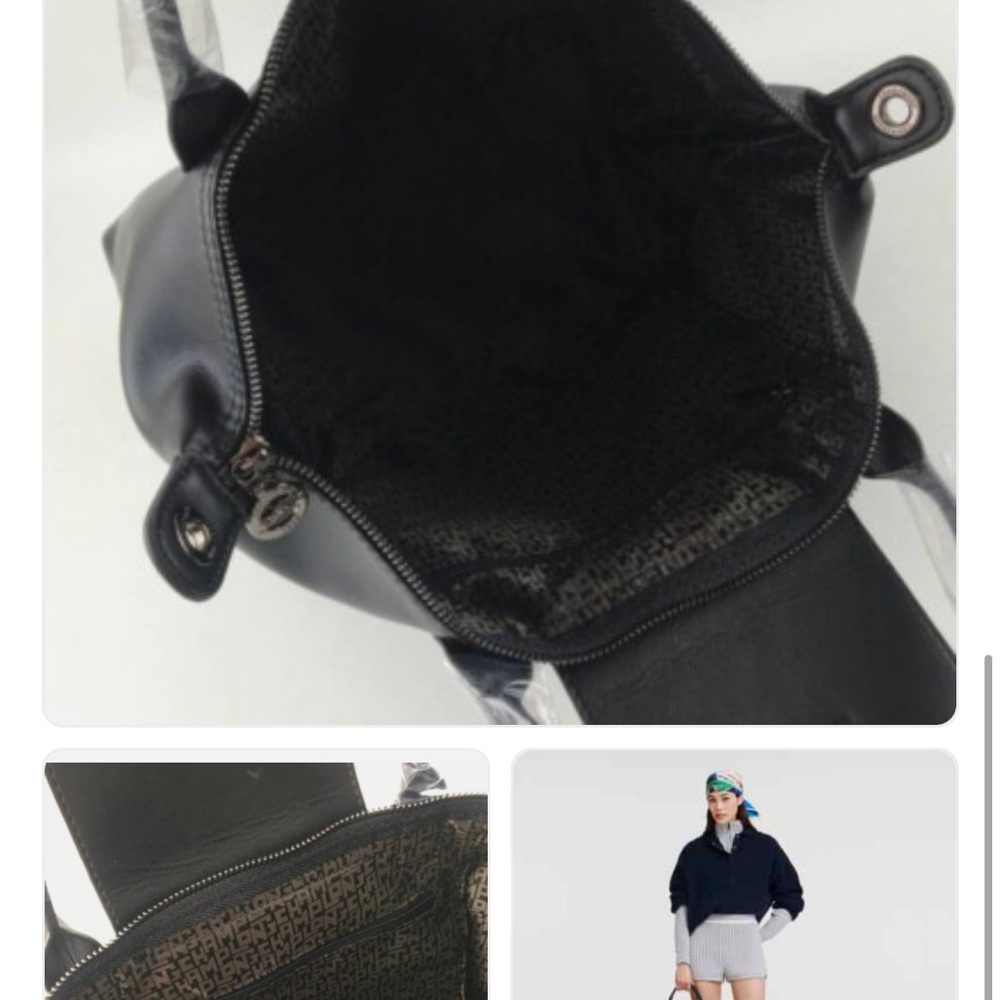 Longchamp Le Cuir Tan Leather Shoulder Bag - Size Small - Picture 4 of 4